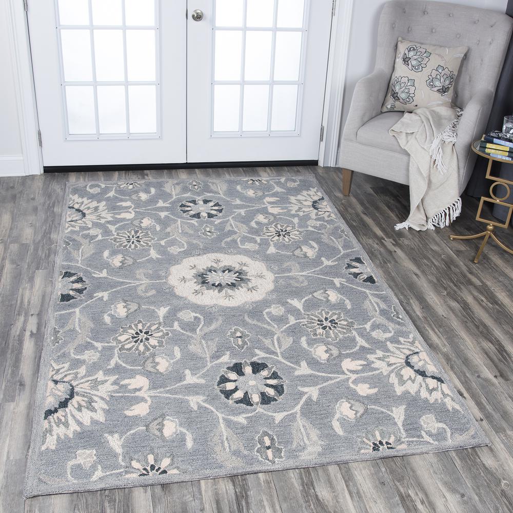 8' x 10' Hand-Tufted Rectangle Rug. Picture 13