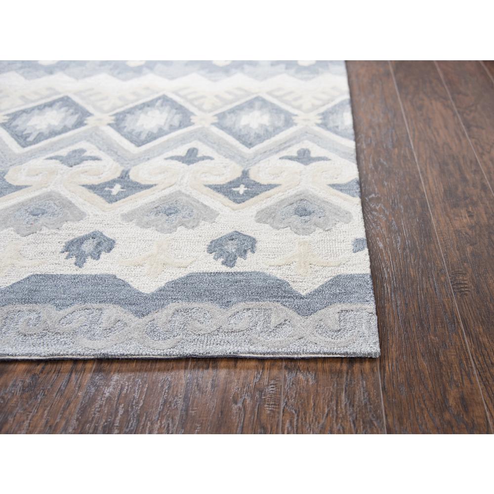 8' x 10' Hand-Tufted Rectangle Rug. Picture 1