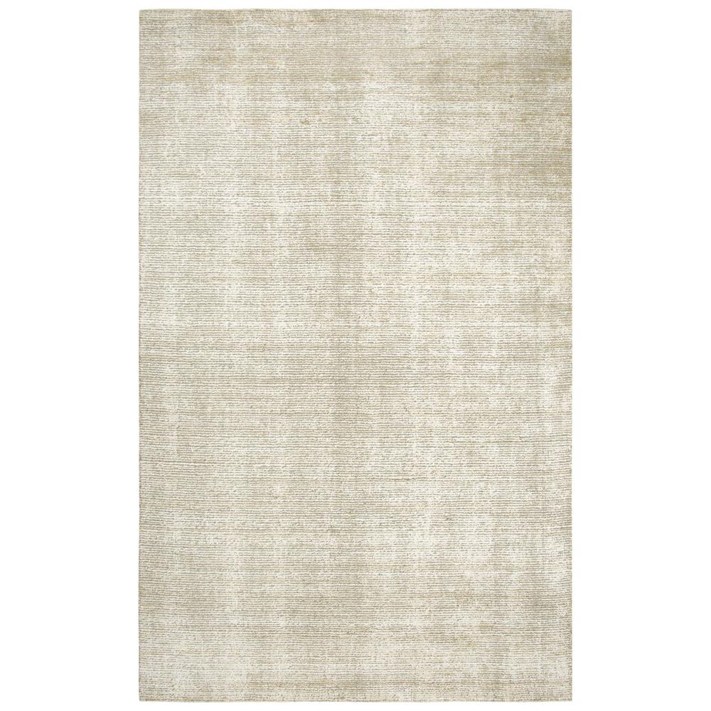 Hand Loomed Cut & Loop Pile Viscose/ Wool Rug, 9' x 12'. Picture 1
