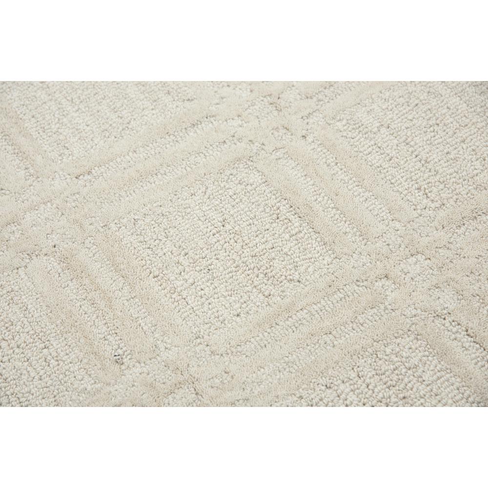Hand Tufted Cut & Loop Pile Wool Rug, 8' x 10'. Picture 5