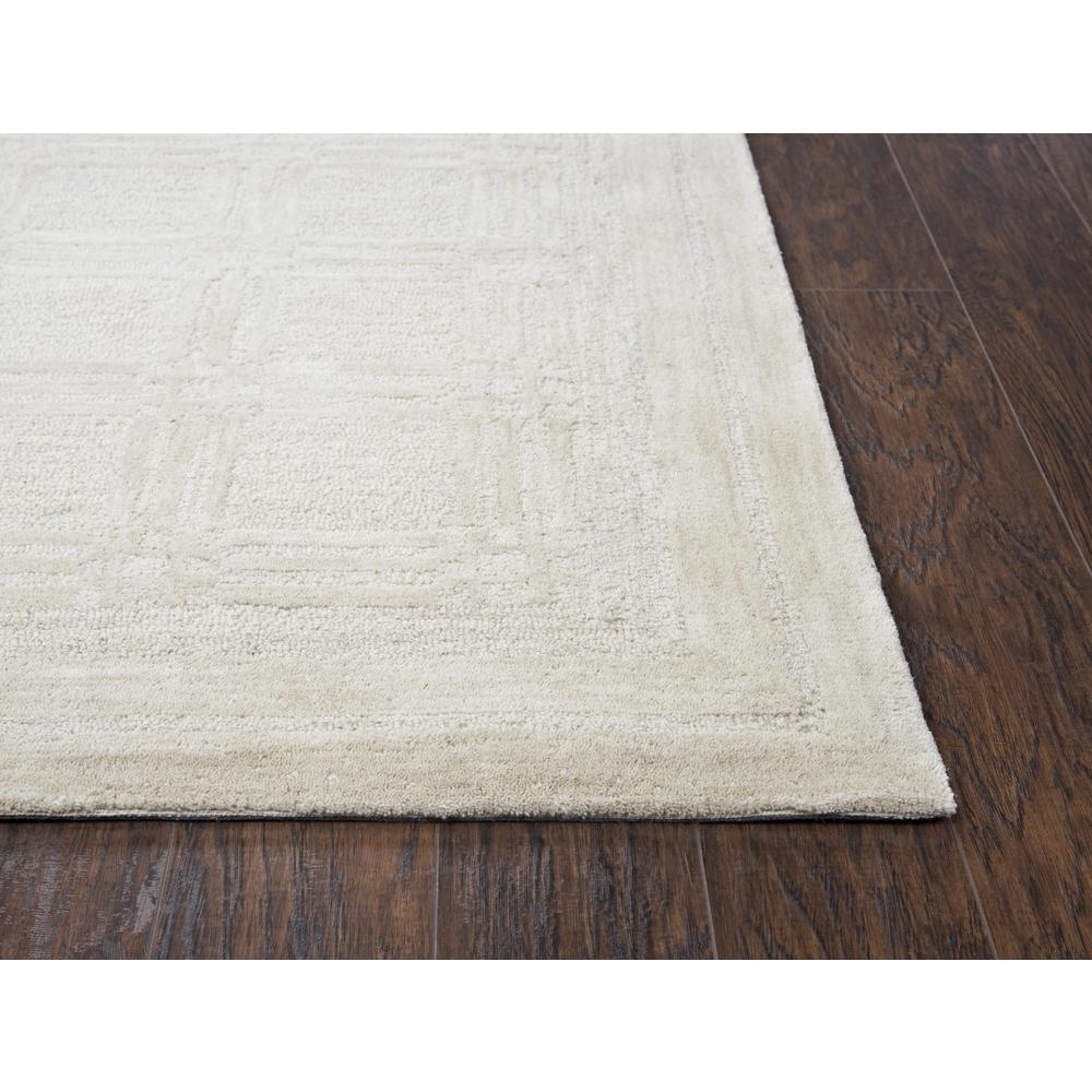 Hand Tufted Cut & Loop Pile Wool Rug, 8' x 10'. Picture 3