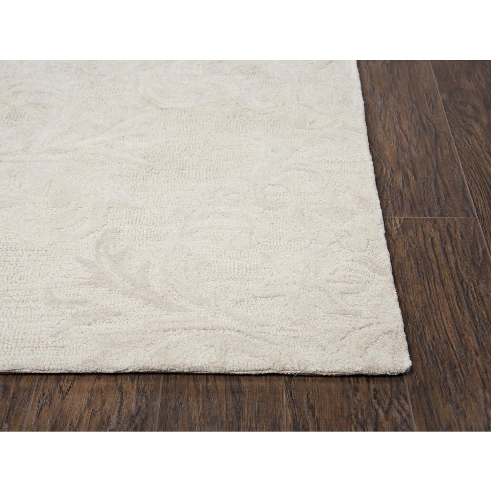 Hand Tufted Cut & Loop Pile Wool Rug, 8' x 10'. Picture 1