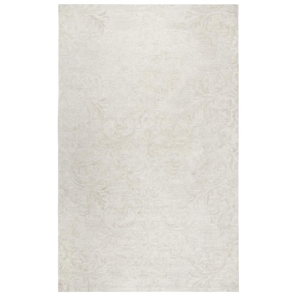 Hand Tufted Cut & Loop Pile Wool Rug, 8' x 10'. Picture 10