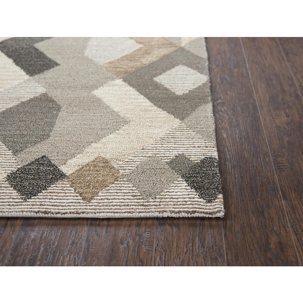 5' x 8' Hand-Tufted Rectangle Rug. Picture 3