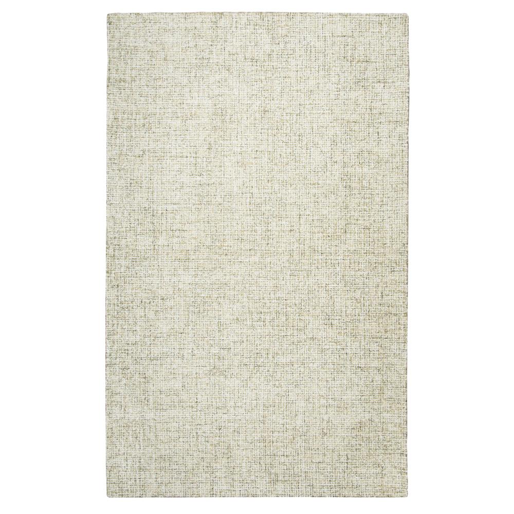Hand Tufted Loop Pile Wool Rug, 3' x 5'. Picture 1