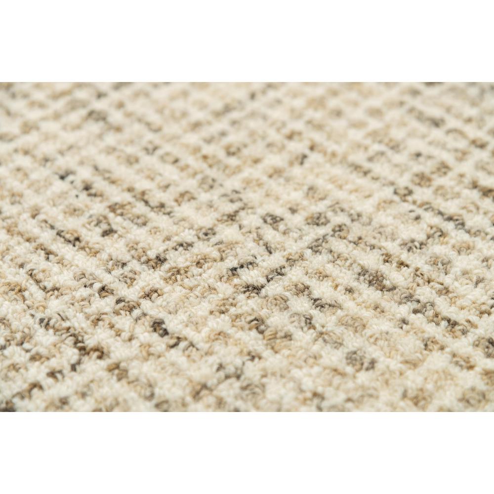 Hand Tufted Loop Pile Wool Rug, 5' x 8'. Picture 4