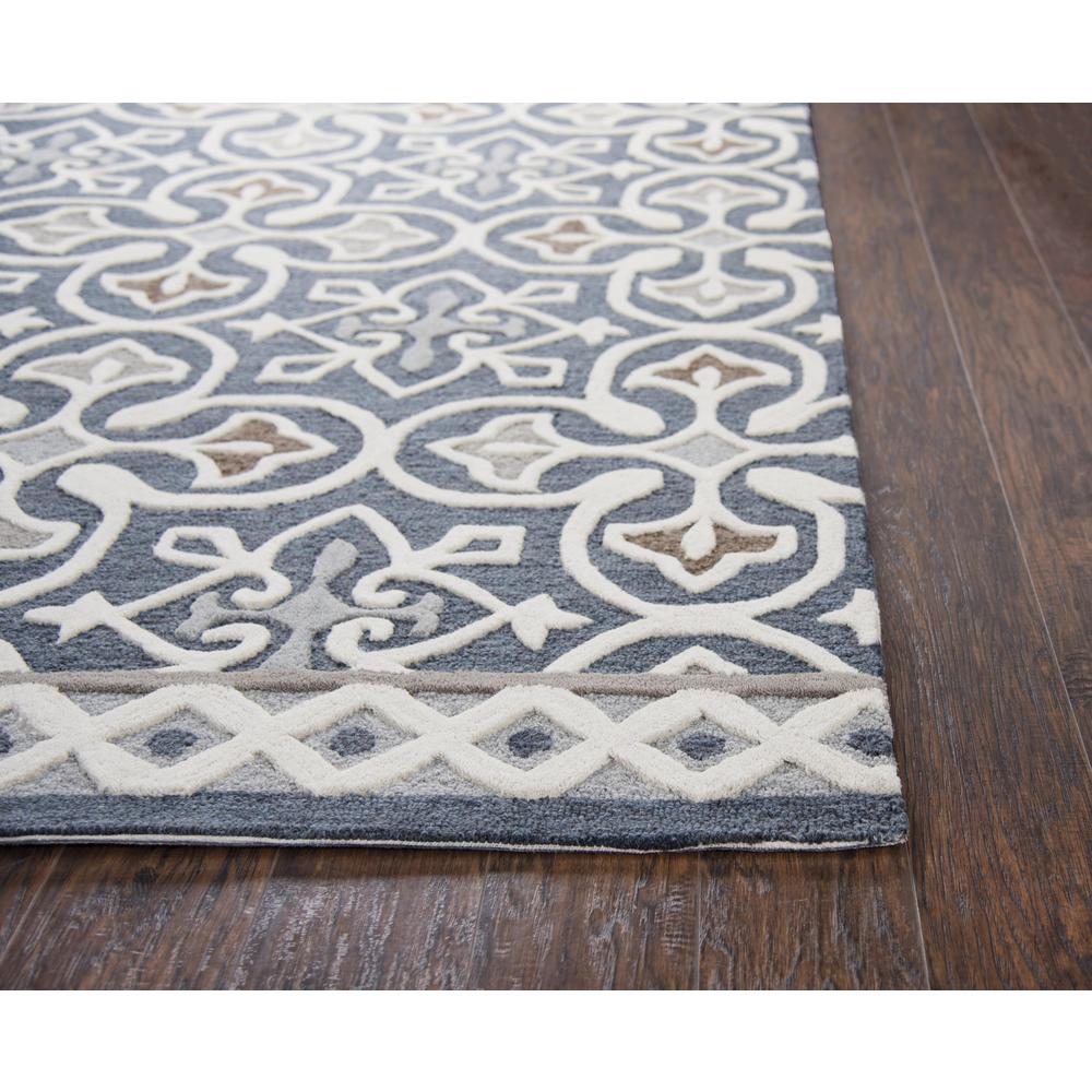 5' x 8' Hand-Tufted Rectangle Rug. Picture 3