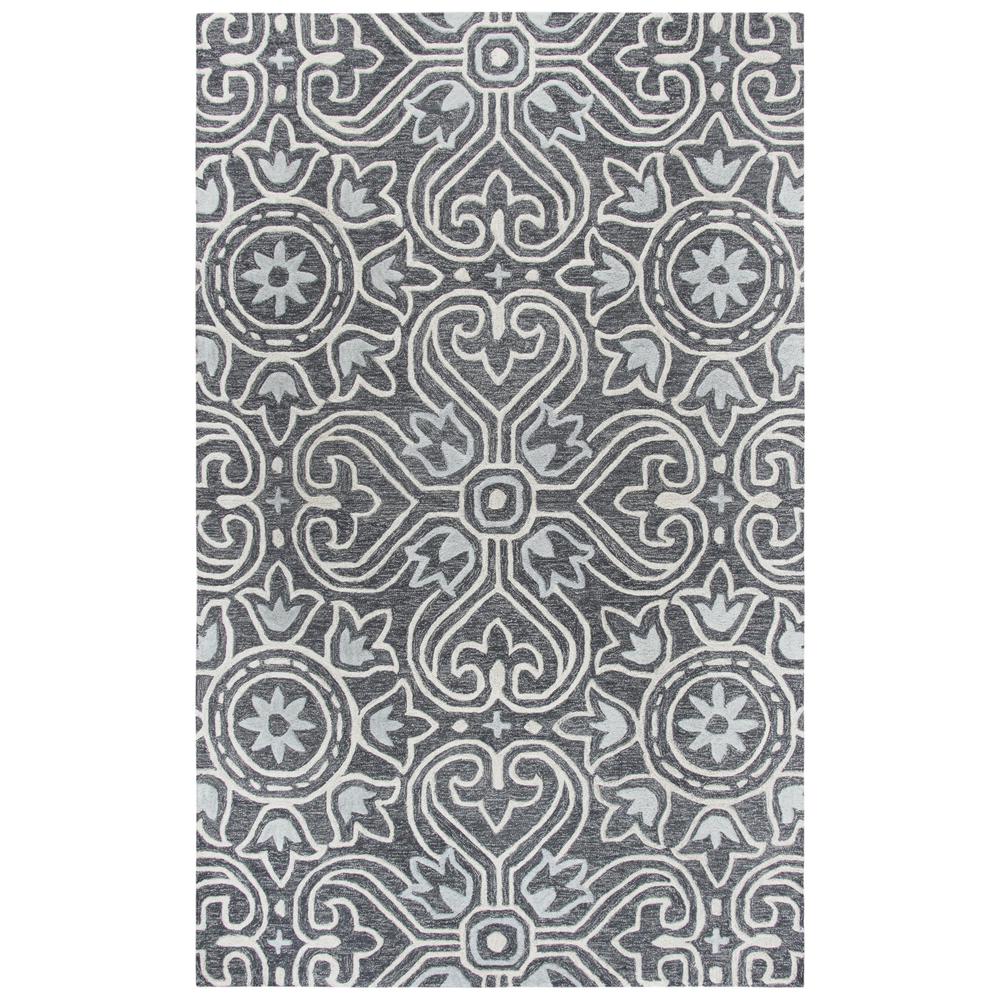 8' x 10' Hand-Tufted Rectangle Rug. Picture 1