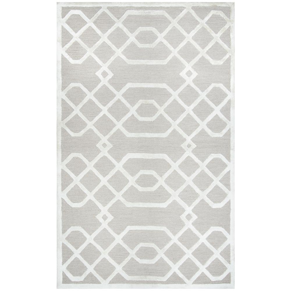 5' x 8' Hand-Tufted Rectangle Rug. Picture 3