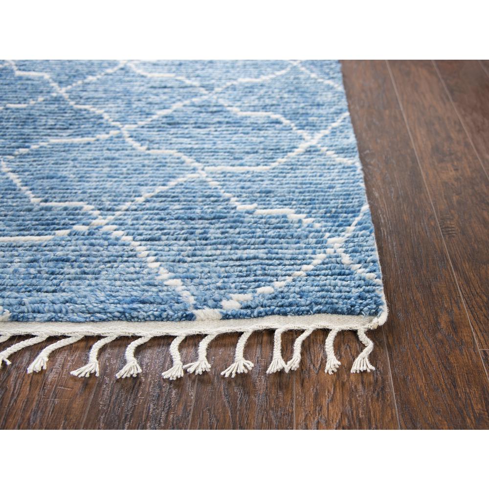 Nile Blue 5'6" x 8'6" Hand-Knotted Rug- NI1005. Picture 5
