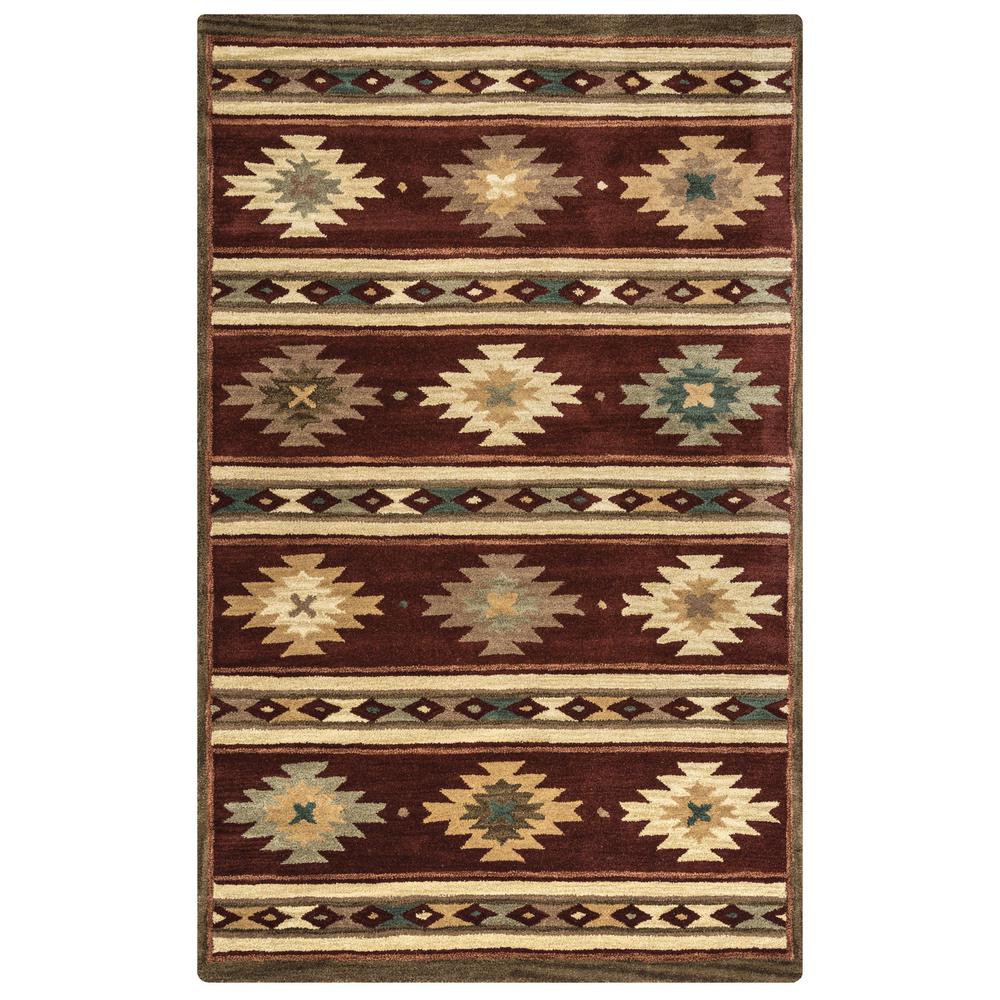 Hand Tufted Cut Pile Wool Rug, 8' x 10'. Picture 1