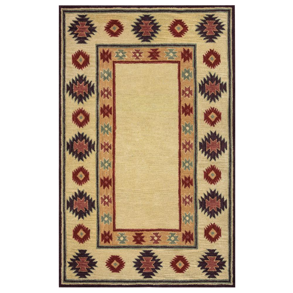 Hand Tufted Cut Pile Wool Rug, 8' x 10'. Picture 1