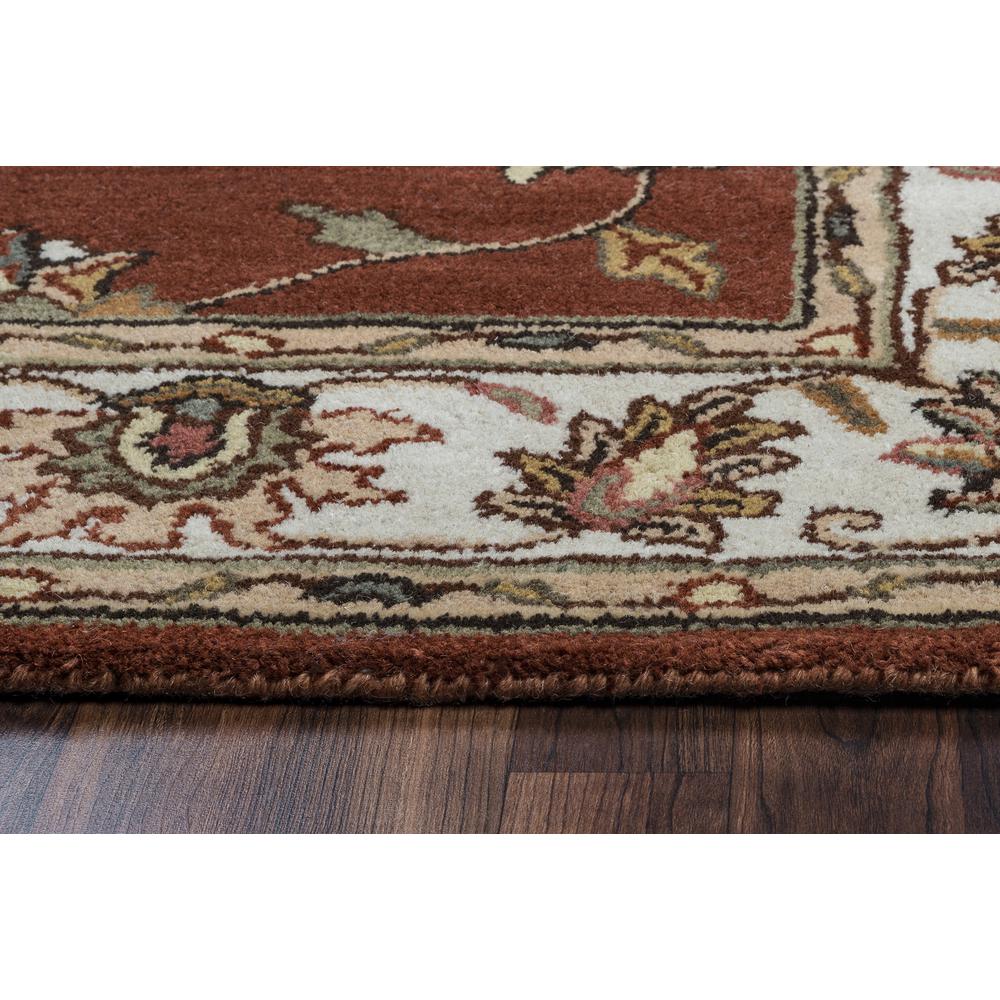 8' Round Hand-Tufted Round Rug. Picture 4