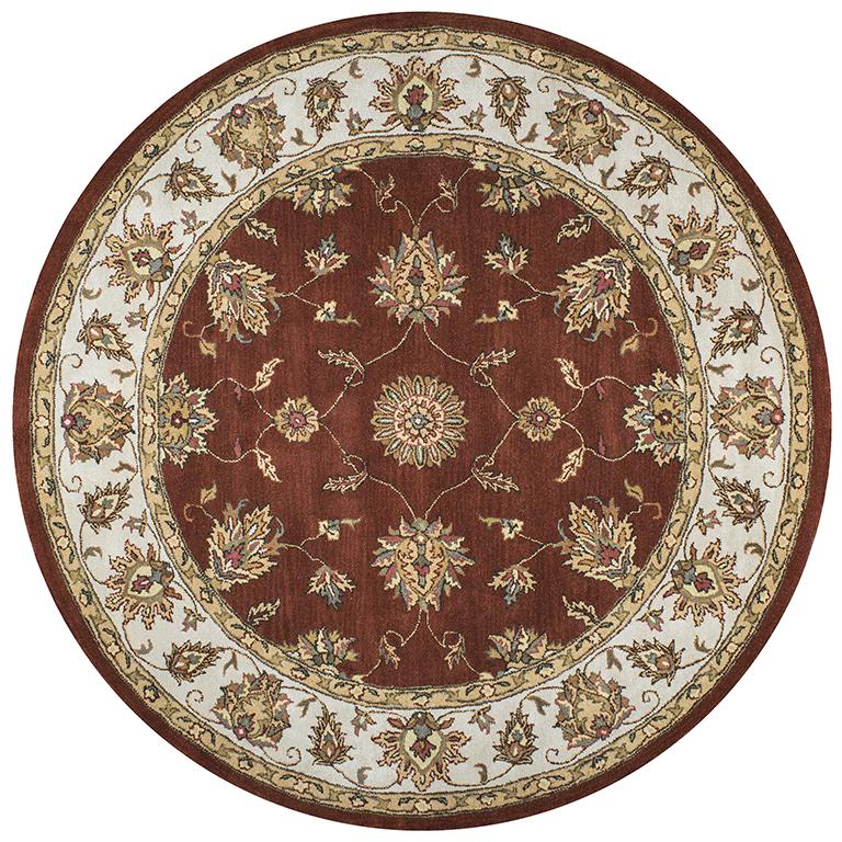 8' Round Hand-Tufted Round Rug. Picture 13