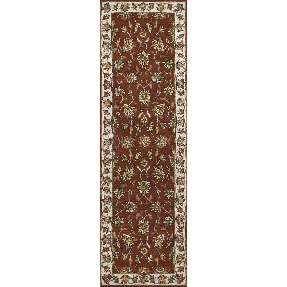 8' Round Hand-Tufted Round Rug. Picture 7