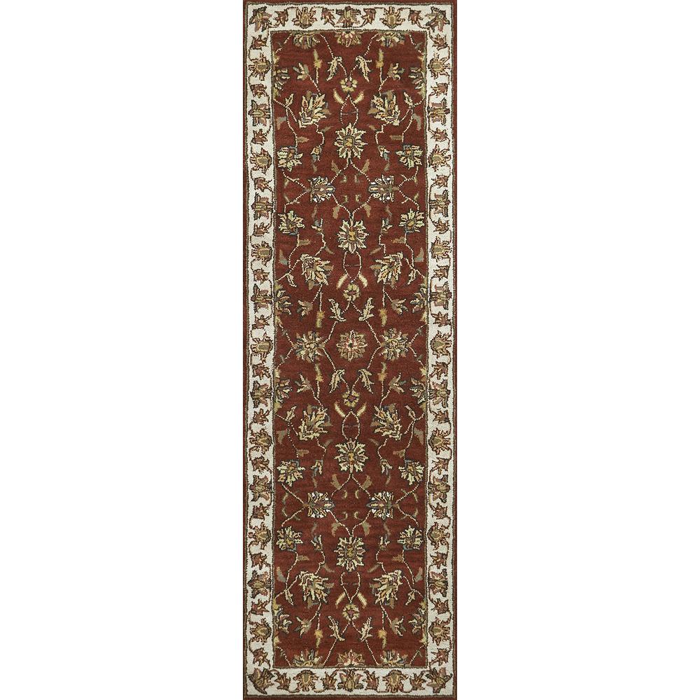 8' Round Hand-Tufted Round Rug. Picture 14