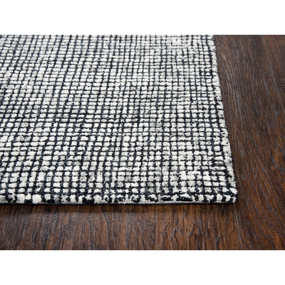 Hand Tufted Cut & Loop Pile Wool Rug, 3' x 5'. Picture 3