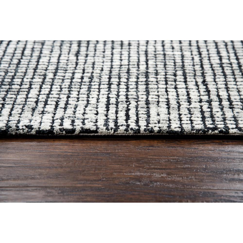 Hand Tufted Cut & Loop Pile Wool Rug, 3' x 5'. Picture 6