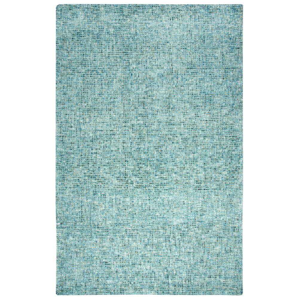 Hand Tufted Cut & Loop Pile Wool Rug, 5' x 8'. Picture 1
