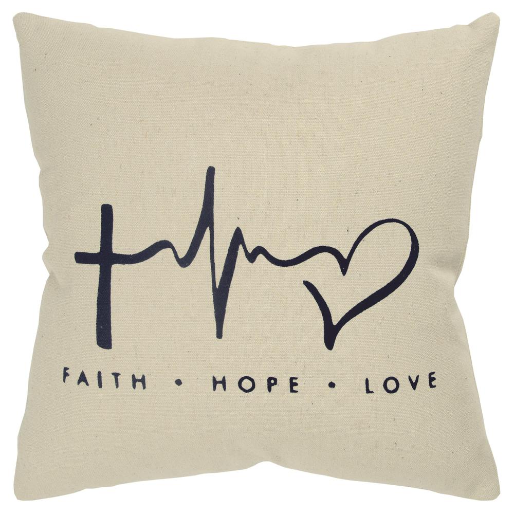 20" x 20" Poly Filled Pillow. Picture 1