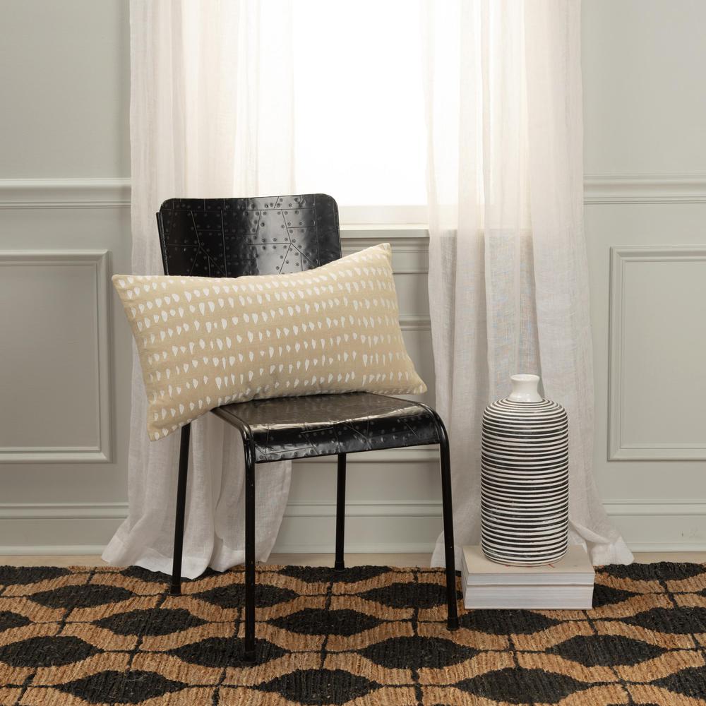 14"X26" 1 poly filled pillow. Picture 2