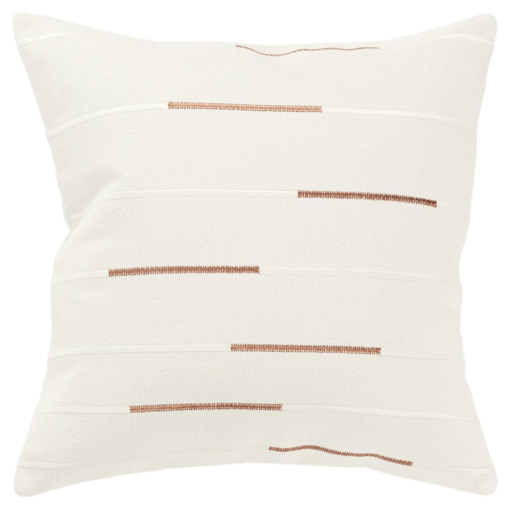 20"X20" 1 poly filled pillow. Picture 1