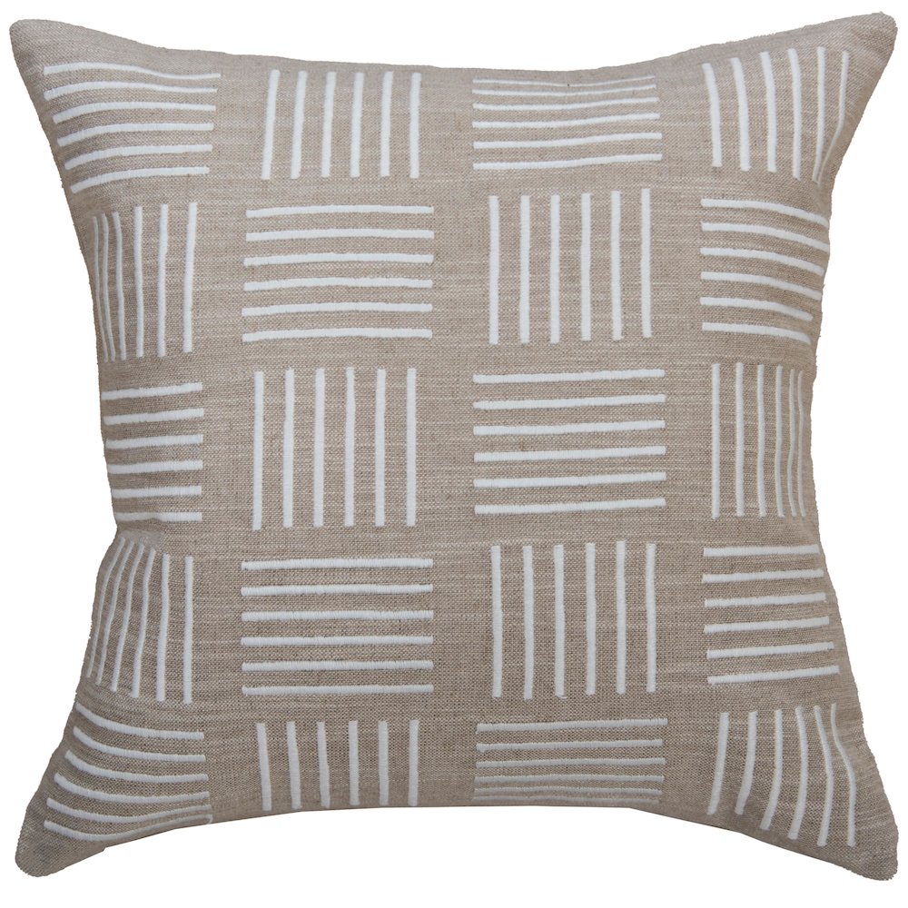 Transitional  20" x 20" Poly Filled Pillow. Picture 1