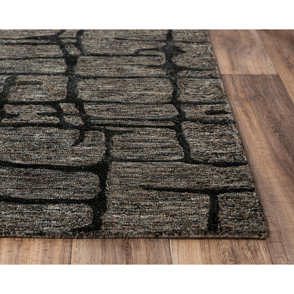 Winston Gray 5' x 8' Hand-Tufted Rug- WST103. Picture 6
