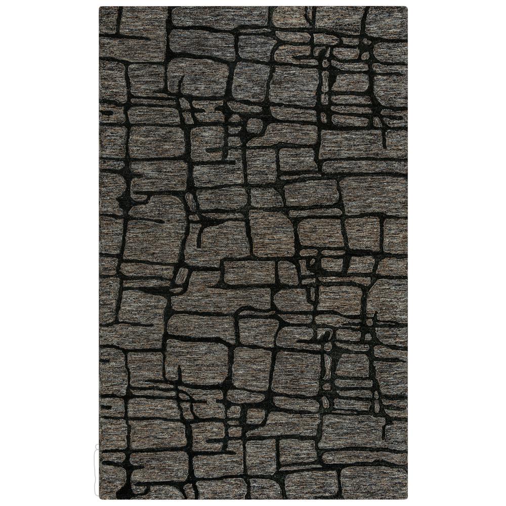 Winston Gray 5' x 8' Hand-Tufted Rug- WST103. Picture 4