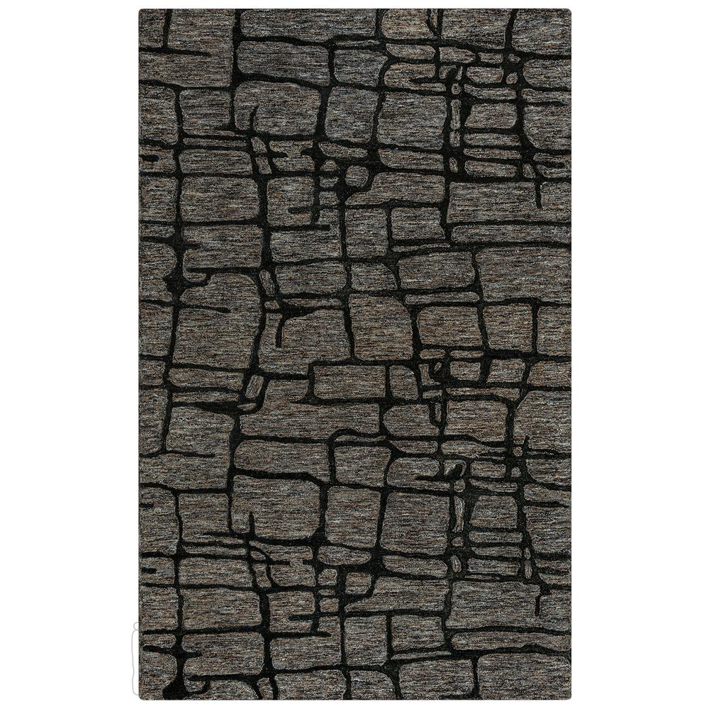 Winston Gray 5' x 8' Hand-Tufted Rug- WST103. Picture 9