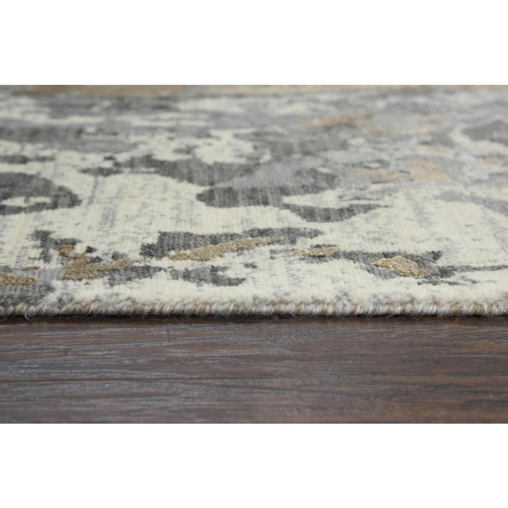 Hybrid Cut Pile Wool/ Tencel Rug, 5' x 8'. Picture 6