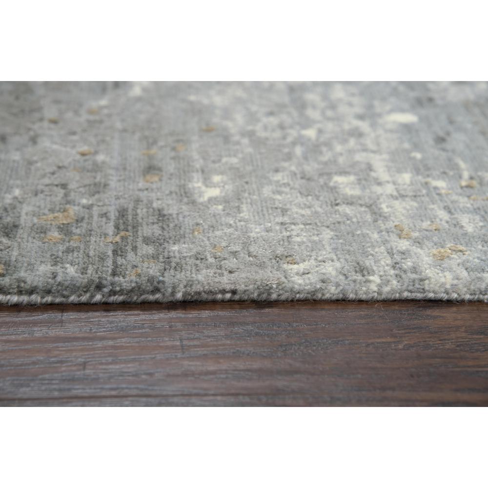 Hybrid Cut Pile Wool/ Tencel Rug, 5' x 8'. Picture 6