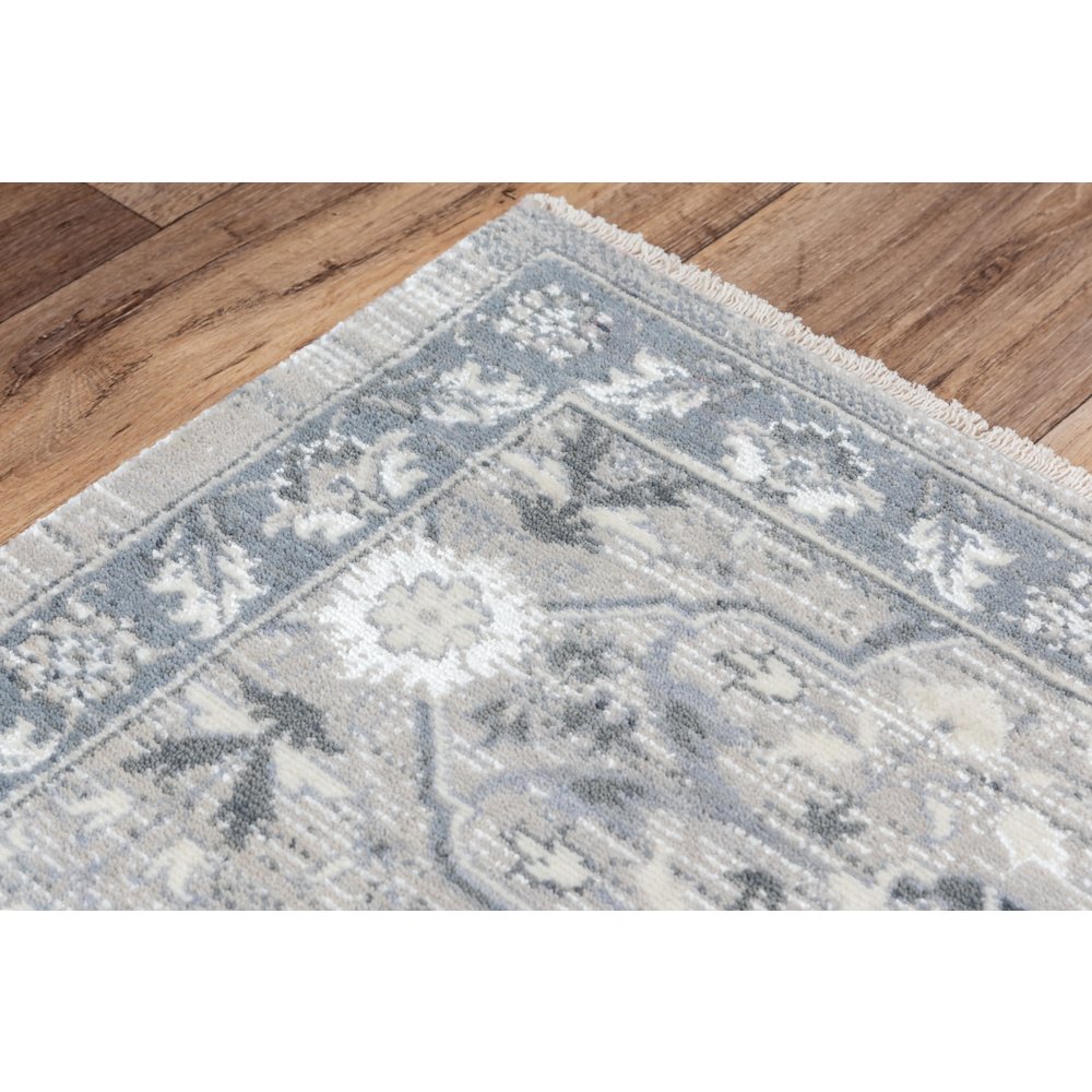 Hybrid Cut Pile Wool/ Tencel Rug, 9' x 12'. Picture 5