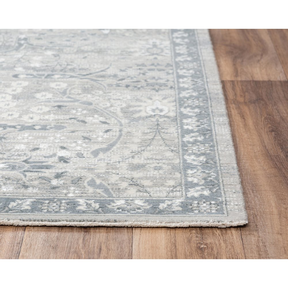 Hybrid Cut Pile Wool/ Tencel Rug, 9' x 12'. Picture 3