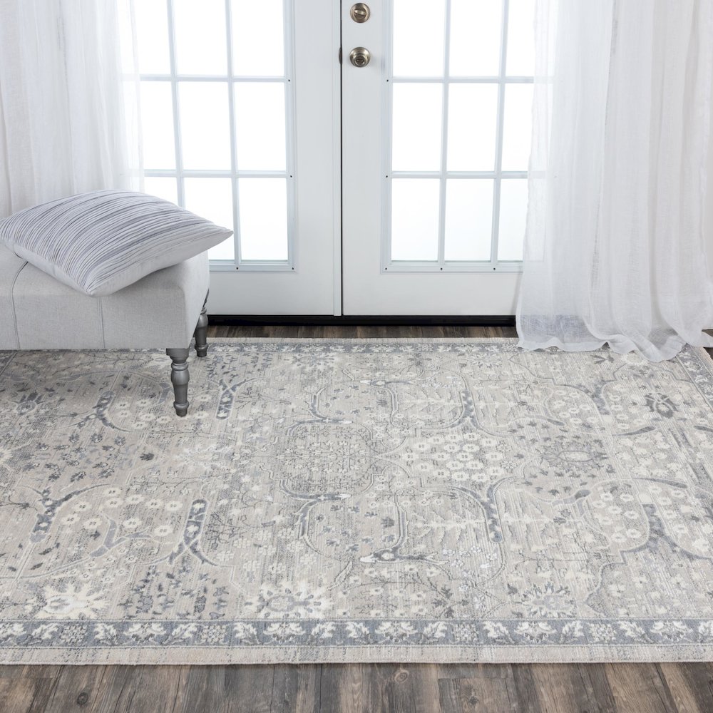 Hybrid Cut Pile Wool/ Tencel Rug, 9' x 12'. Picture 2