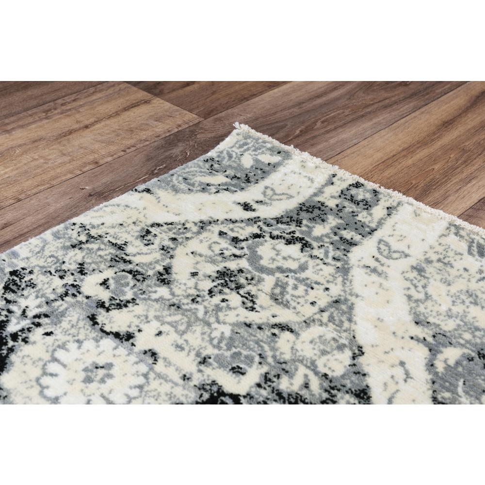 Hybrid Cut Pile Wool/ Tencel Rug, 9' x 12'. Picture 5