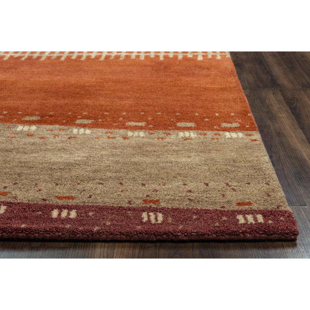 Hand Tufted Cut Pile Wool Rug, 8' x 10'. Picture 3