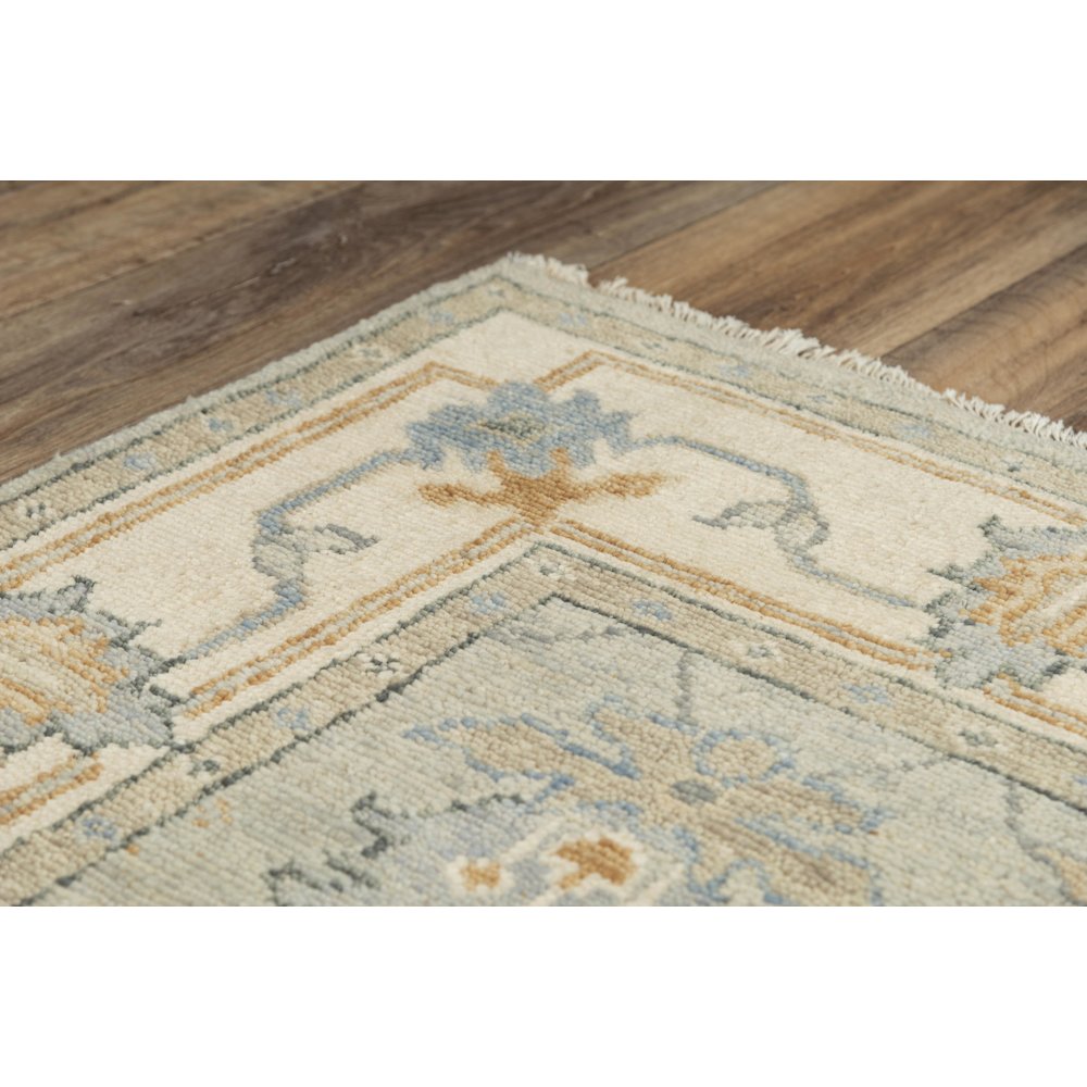 Hand Knotted Cut Pile Wool Rug, 9' x 12'. Picture 5