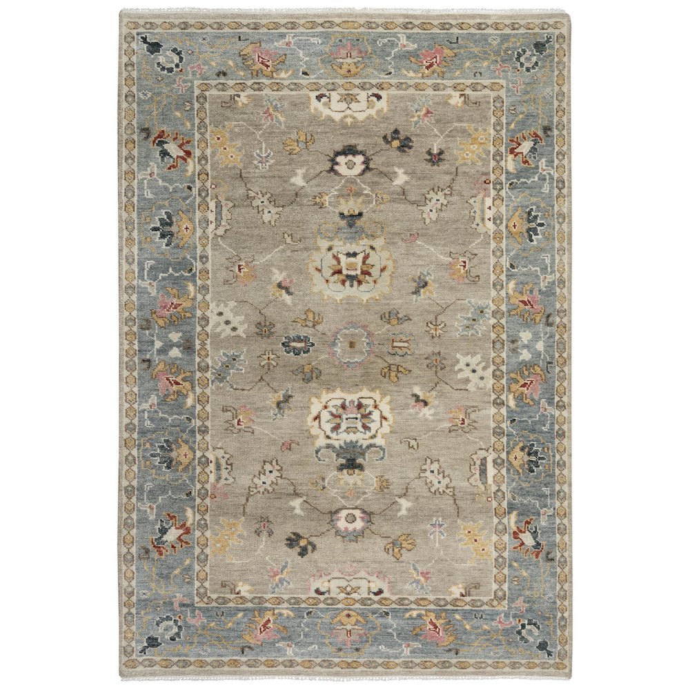 Hand Knotted Cut Pile Wool Rug, 9' x 12'. Picture 1