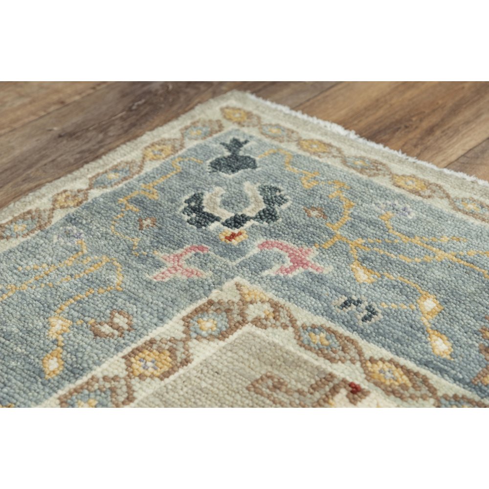 Hand Knotted Cut Pile Wool Rug, 9' x 12'. Picture 5
