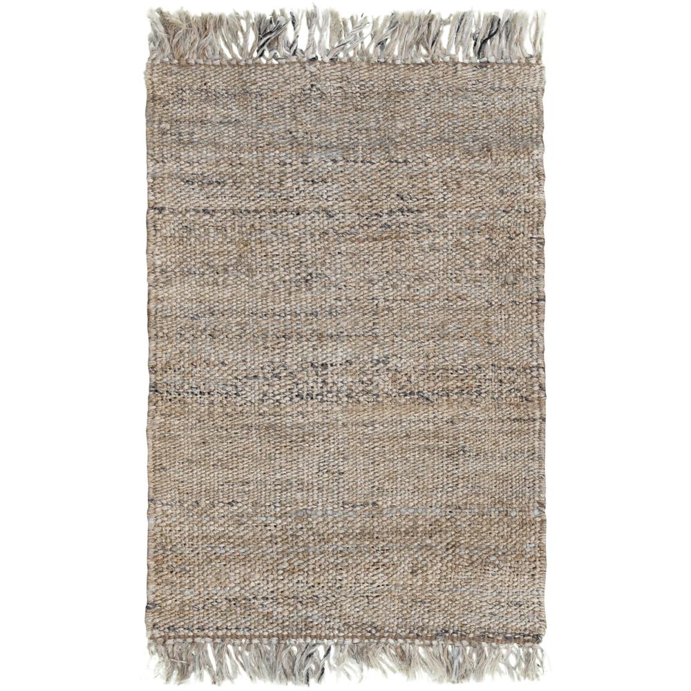 Hand Woven Flat Weave Pile Jute Rug, 10' x 14'. Picture 1
