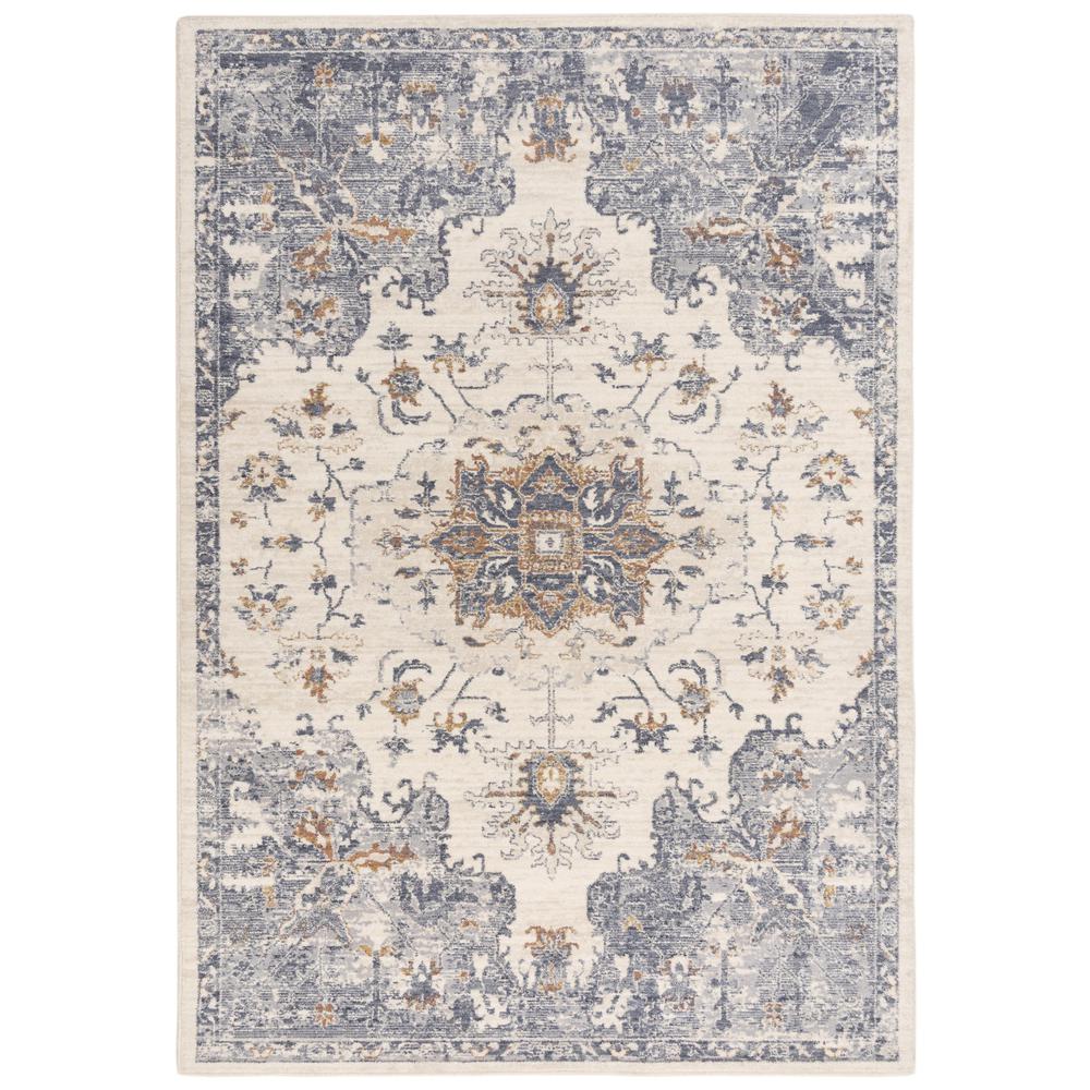 Power Loomed Cut Pile Wool Rug, 8' x 10'. Picture 1