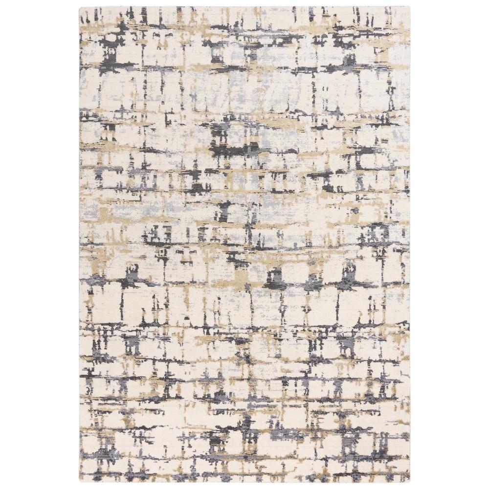 Hybrid Cut Pile NZ Wool/ Tencel Blend Rug, 5' x 8'. Picture 1