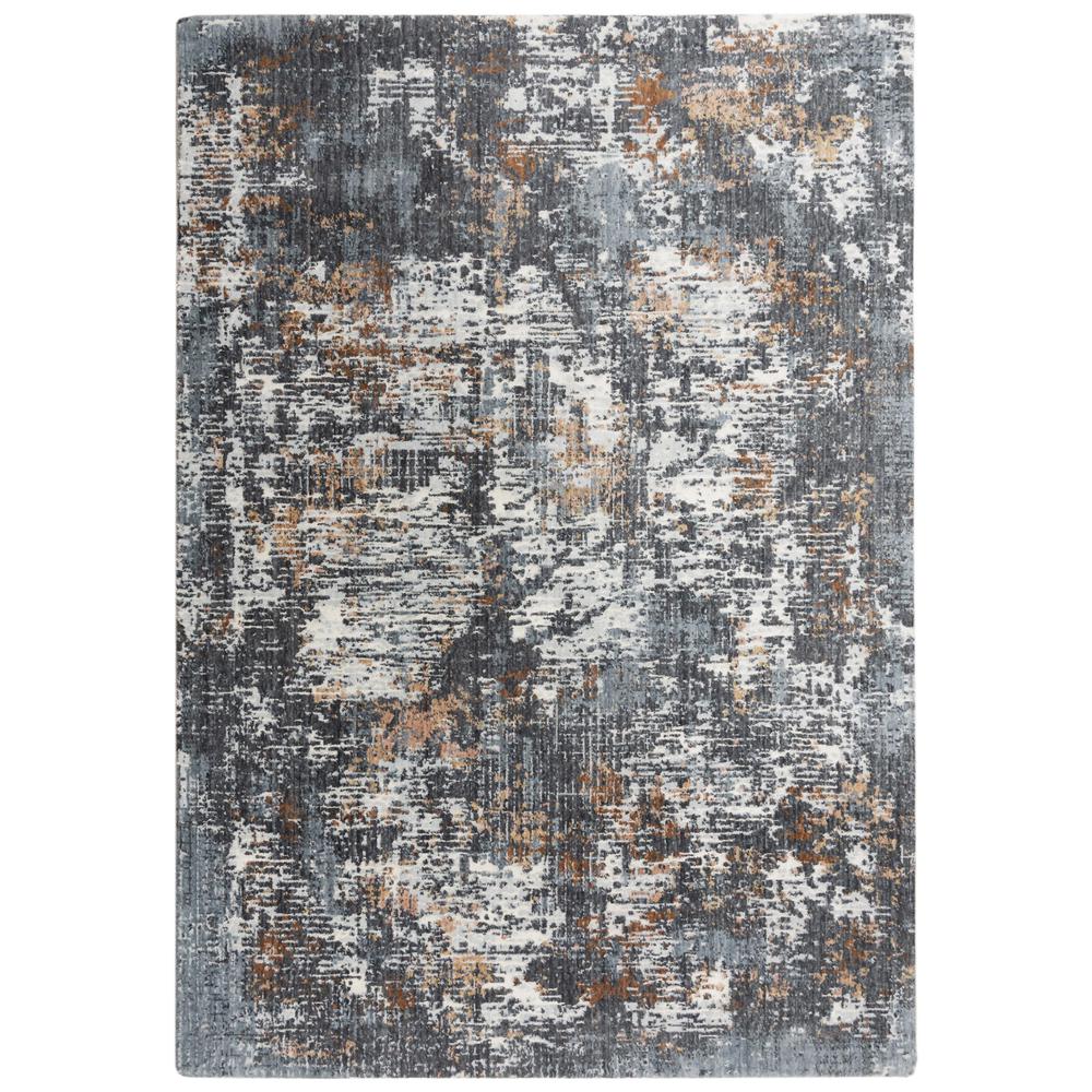 Machine/Hybrid Cut Pile Recycled Polyester Rug, 9' x 12'. Picture 1