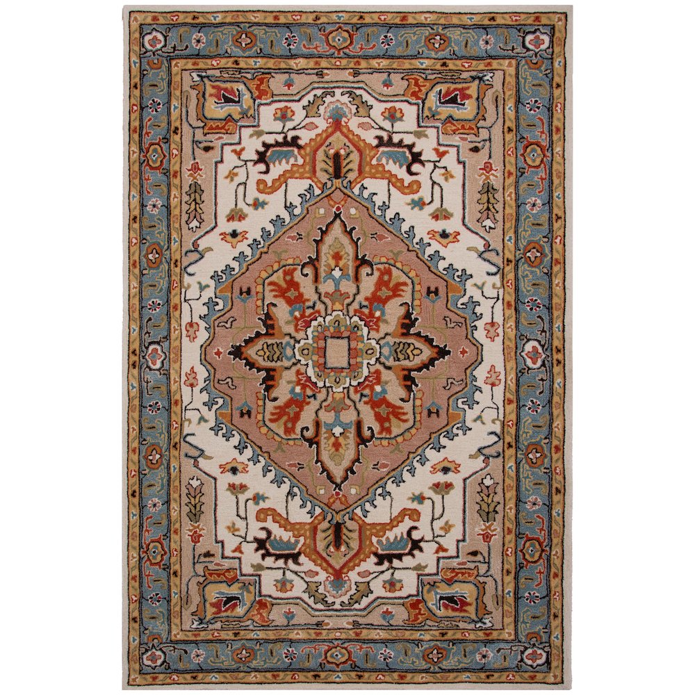 9'9" x 12'9" Cut Pile Hand Tufted Rug. Picture 1