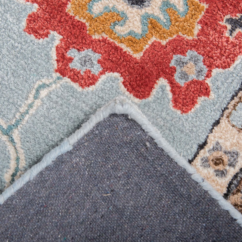 9'9" x 12'9" Cut Pile Hand Tufted Rug. Picture 6