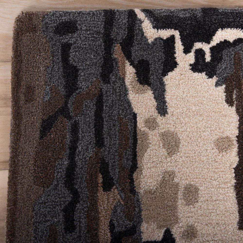 9'9" x 12'9" Cut Pile Hand Tufted Rug. Picture 2