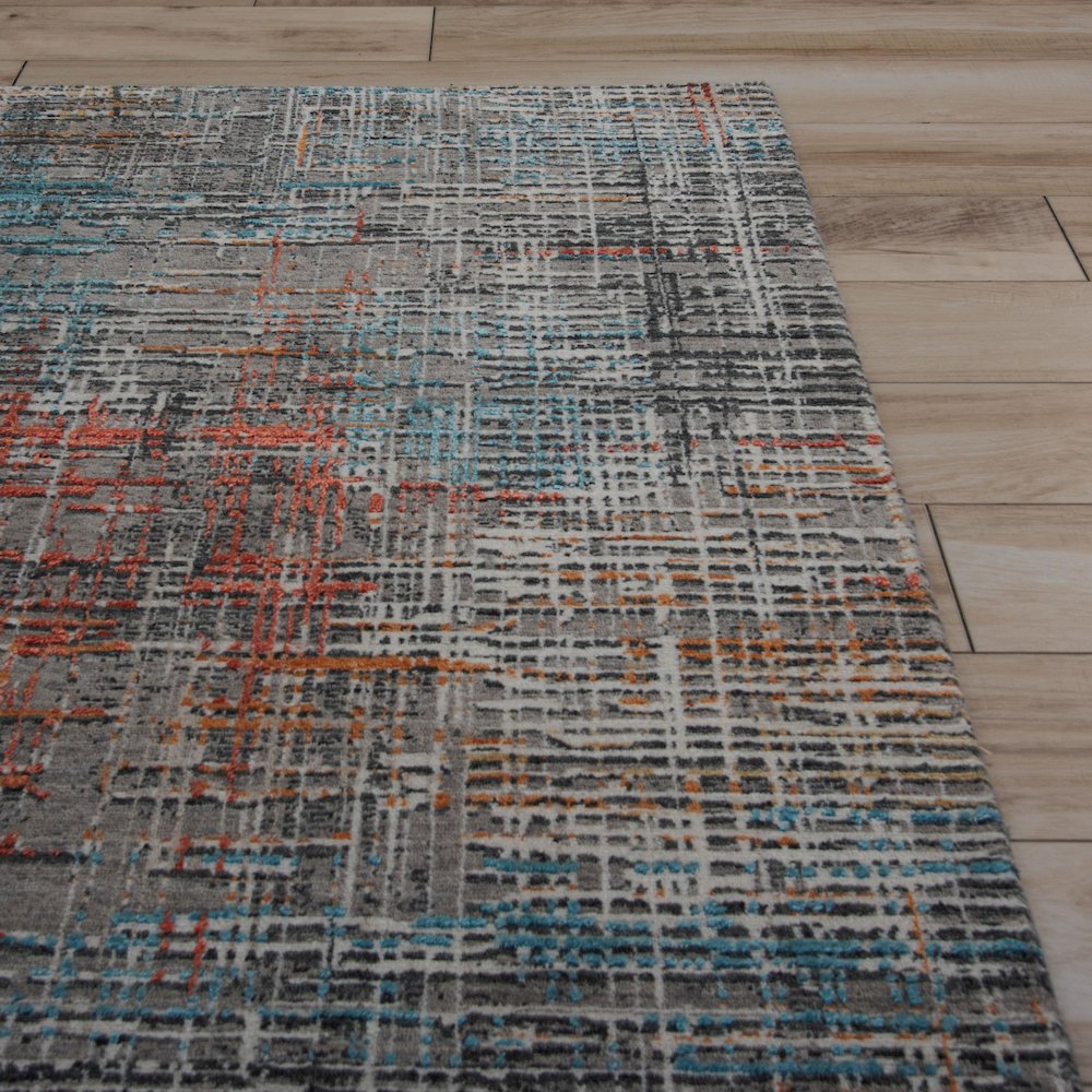 9' x 12' Cut Pile Hybrid Rug. Picture 7