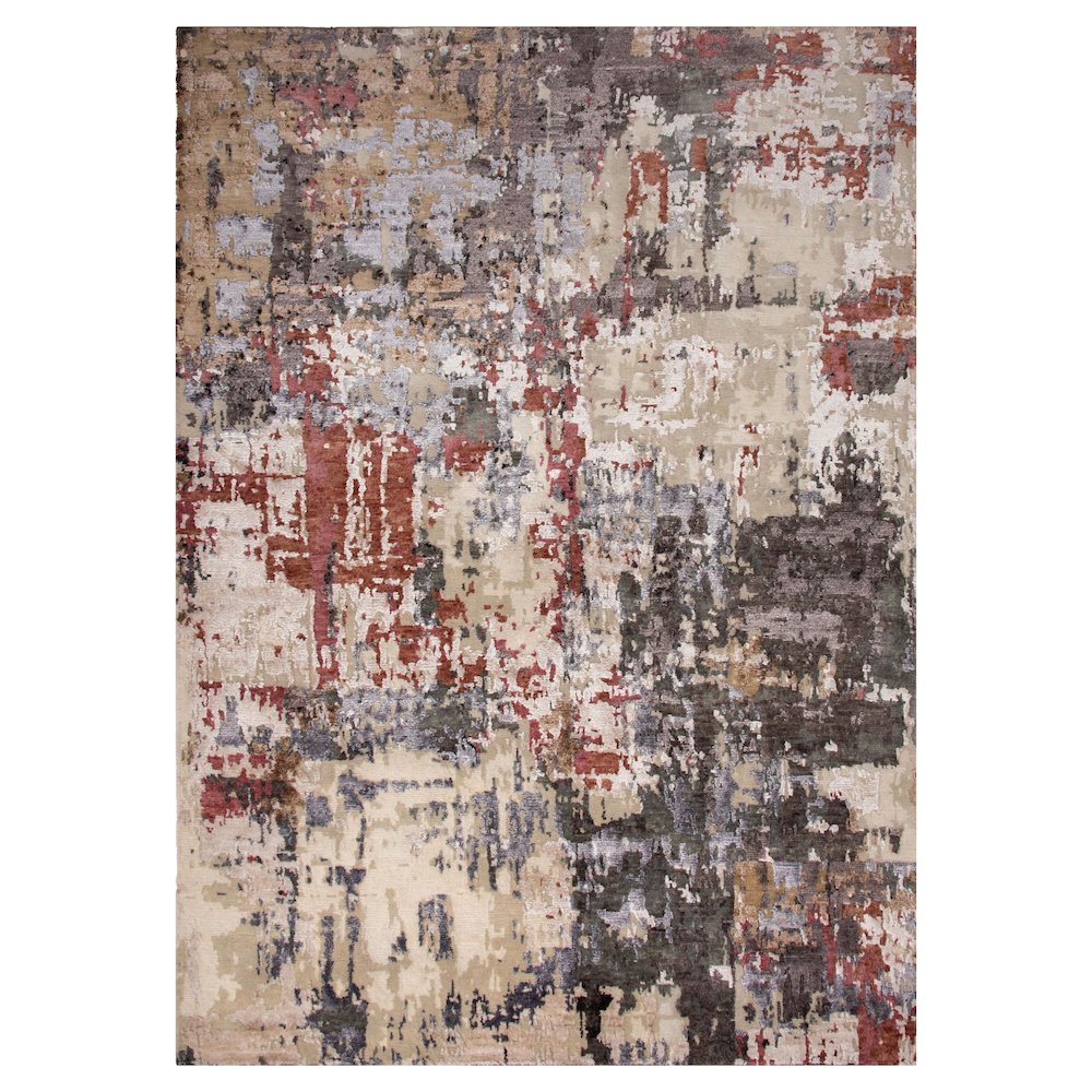 10' x 14' Cut Pile Hand Knotted Rug. Picture 1