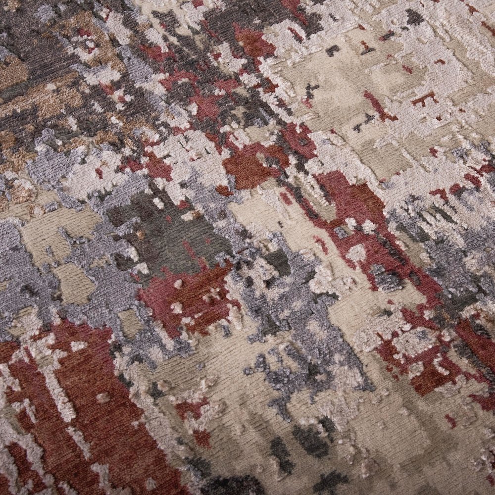 10' x 14' Cut Pile Hand Knotted Rug. Picture 5